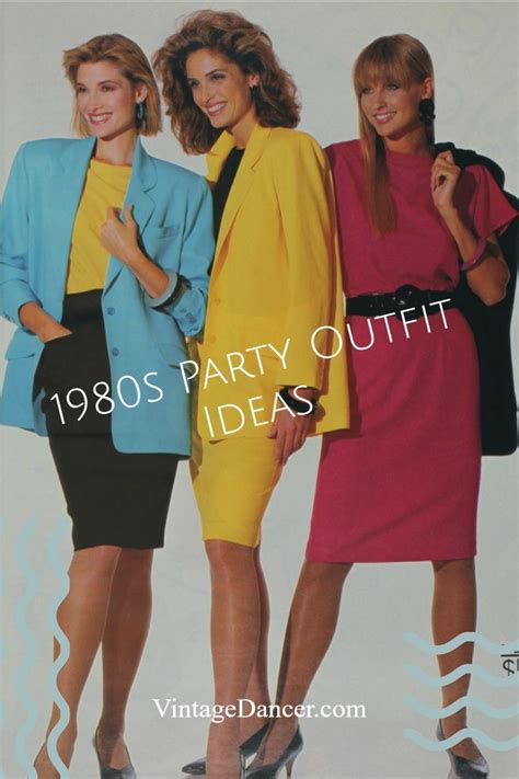 1980s Party Outfit Ideas for Girls, Guys and Couples.